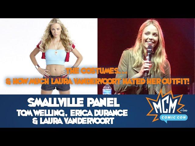 The Smallville Panel - the Costumes... & How Much Laura Vandervoort HATED Her Outfit! - MCM