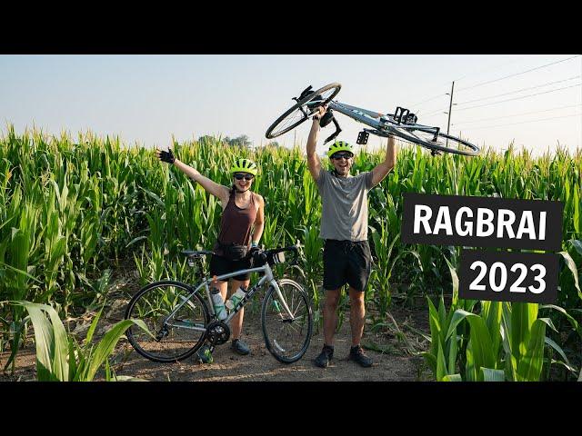 We biked 500 MILES across IOWA! (Our 50th STATE) | RAGBRAI 2023