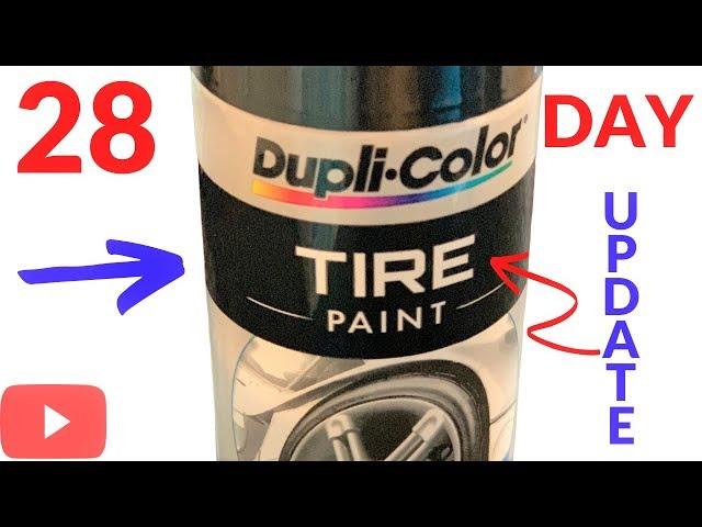 DUPLI-COLOR TIRE PAINT | 28 DAY UPDATE!!