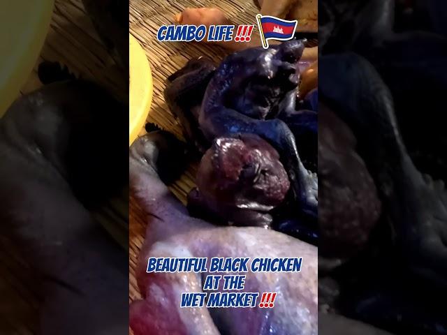 Fresh Black Chickens at the Wet Market!!! 