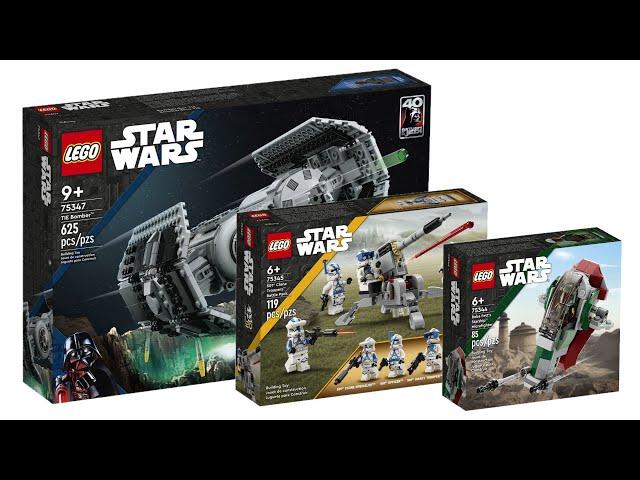 All LEGO Star Wars sets January 2023 Compilation/Collection Speed Build