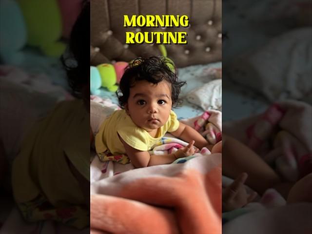 Indian Mom Realistic Morning Routine with a 7 Month Old Baby (Timings included) ️