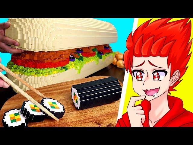 Most SATISFYING Lego Cooking Animations | Squad Reacts (ASMR)