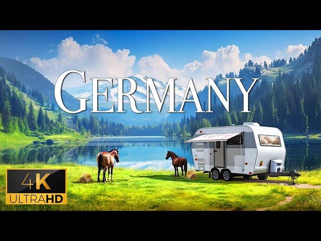 FLYING OVER GERMANY (4K Video UHD) - Relaxing Music With Beautiful Nature Film For Stress Relief