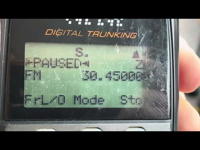 30.450 MHz FM 150.0 Hz Fort Hood Range Control Low Band DX 21 Nov 2024