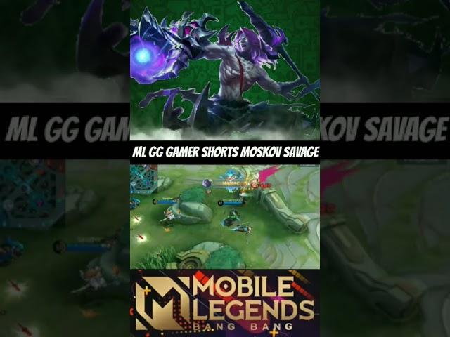 Ml gg gamer shorts moskov 2 maniacs and 1 savage #moskov #mlbb #shorts