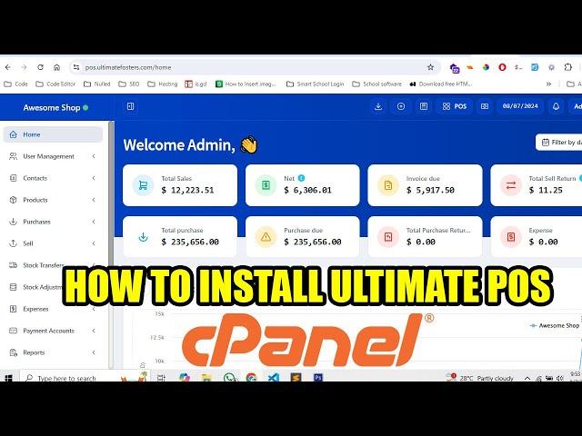 How to install ultimate POS on live server efficiently