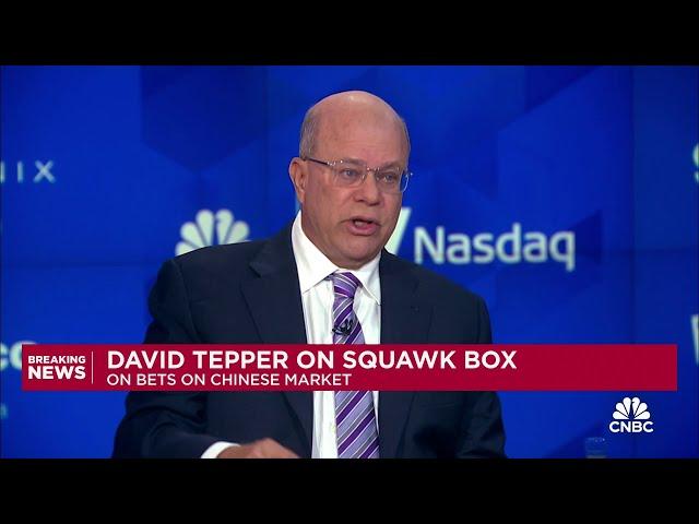 Billionaire investor David Tepper on China: Central bank comments 'exceeded expectations'