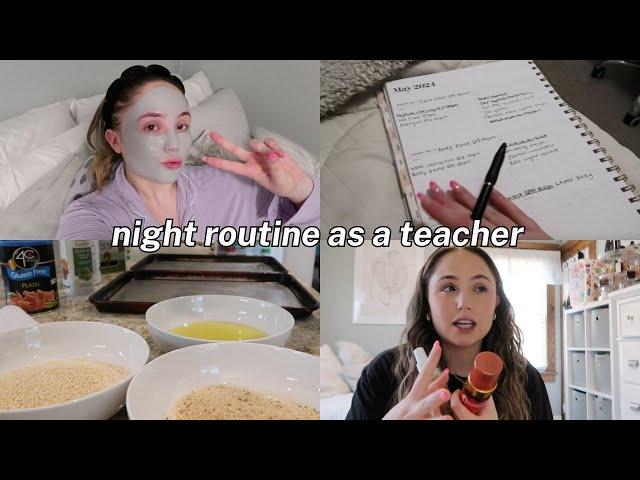 NIGHT ROUTINE AS A TEACHER