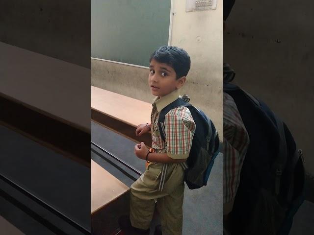 Akshay at his school
