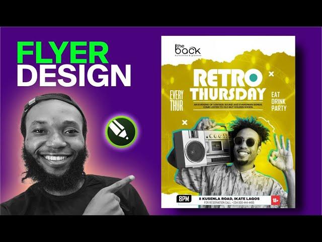 How to Design a Flyer | CorelDraw Tutorial 2024