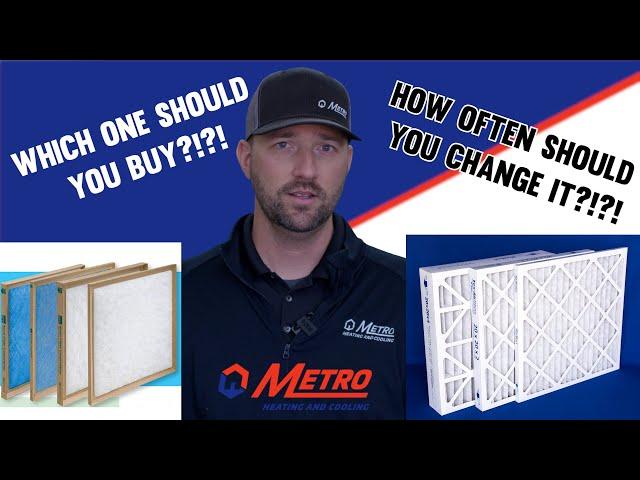 Which furnace filter should YOU use? How long do they last? And when to change it!