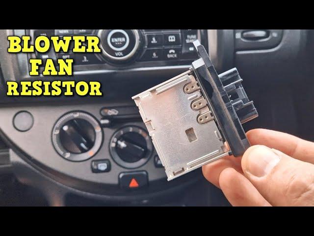 Blower Fan Resistor Replacement - Nissan Note