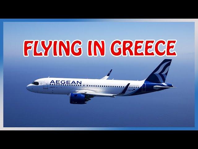 Traveling by PLANE in Greece : Full Guide (Aegean Airlines, Sky Express etc.)