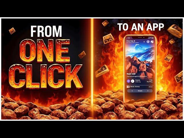 I Just Used AI to Create an App from a Single Click!