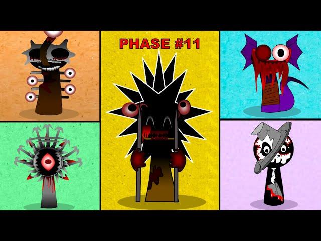 Sprunki Phase 1- 11 Garnold, Brud, Black, Clukr, Durple Full Version / Compilation Incredibox