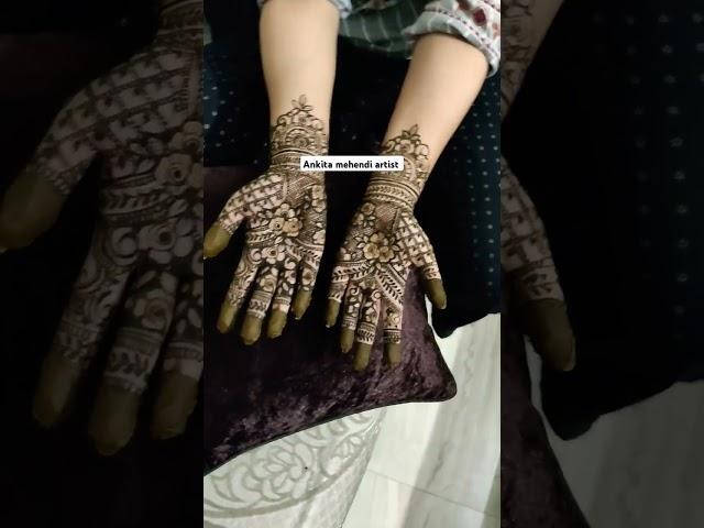 trending indian mehendi designs by ankita mehendi artist Dulhan mehendi designs #mehndi #newmahendi