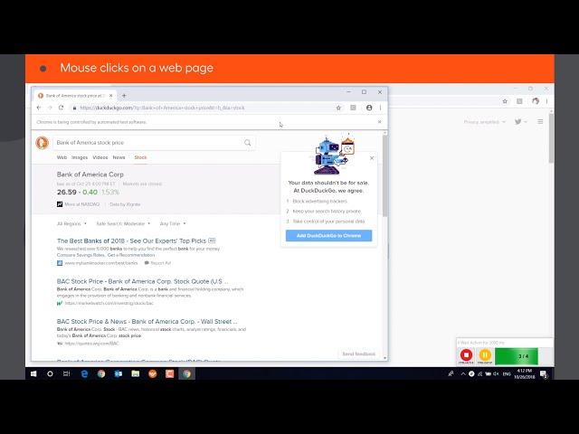 Web Automation in WorkFusion RPA Express
