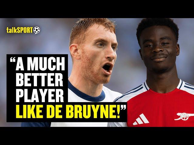 "Kulusevski Is A MUCH Better Player Than Saka!"  Tottenham Fan BOLDLY Likens Him To De Bruyne 