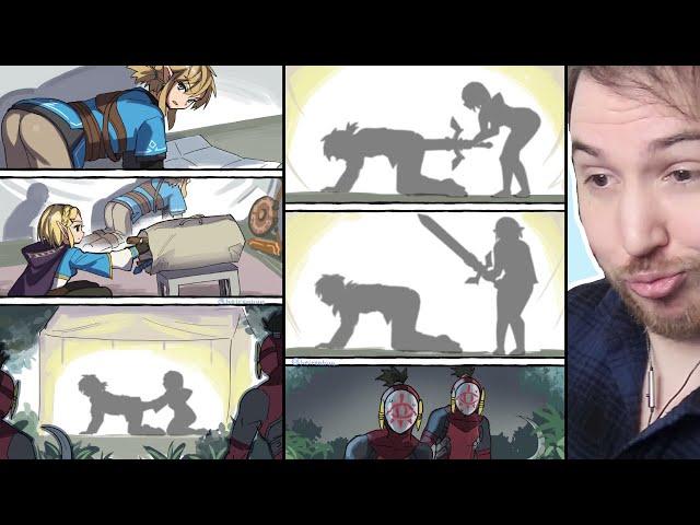 ZELDA HELPING LINK PULL OUT HIS SWORD - Video Game Memes