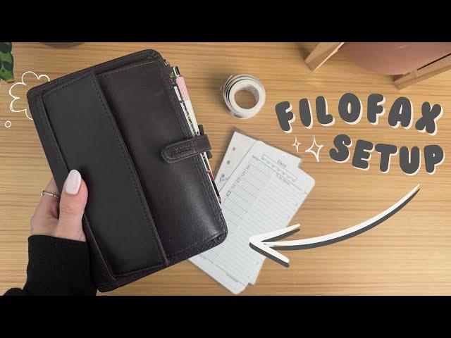 1 Month in Filofax Rings  | Personal Rings Setup