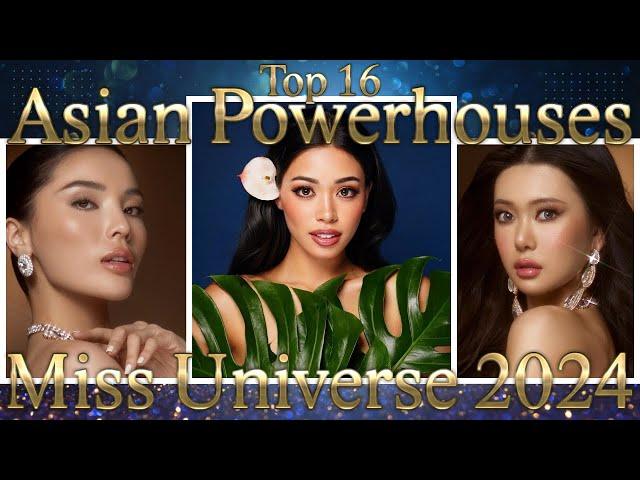 Top 16 Asian Powerhouses Competing for the Miss Universe 2024 Crown