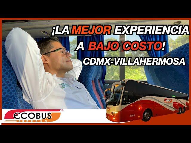 La forma MÁS BARATA de viajar en autobús a Villahermosa: ECOBUS