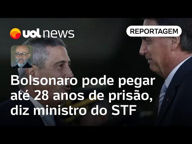 Bolsonaro pode pegar até 28 anos de prisão por envolvimento em golpe, diz ministro do STF | Josias