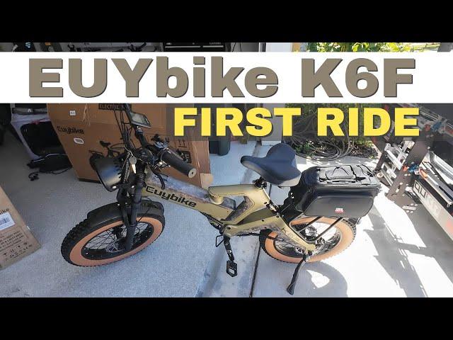 EUY K6F eBike First Ride | THIS IS A GREAT EBIKE