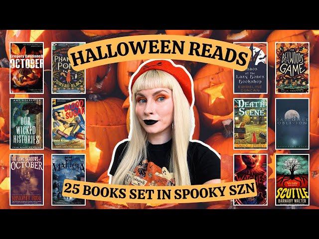 Halloween Books Actually Set During Spooky Season!  25 Reads  Cozy, Horror, Mystery, Thrillers