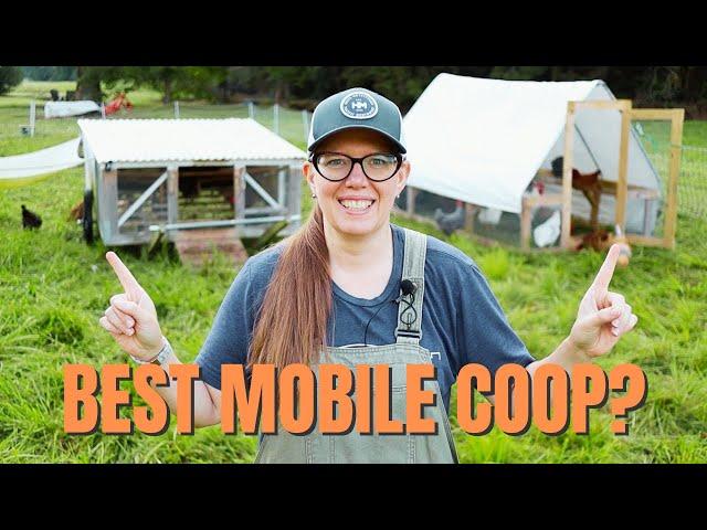 Best Mobile Chicken Coop? Chickshaw vs John Suscovich vs Salatin coops