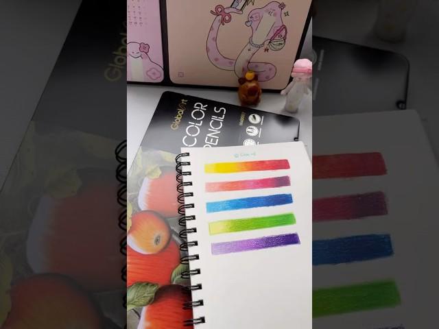 Màu chì gốc dầu Global Art ️‍ #oănvẽ #art #vetranh #drawing #diy #hocve #mauchi #globalart
