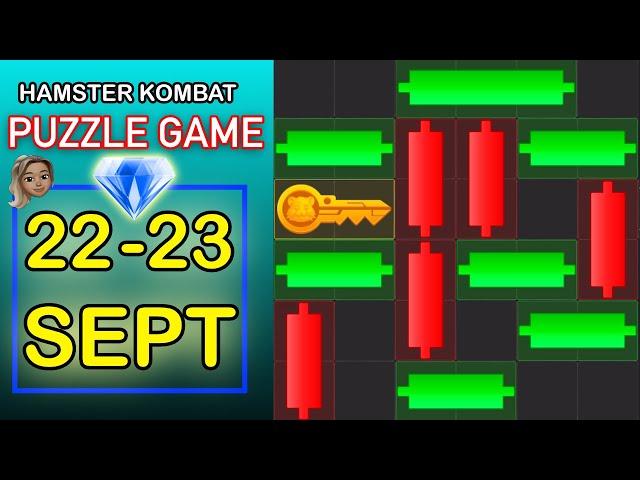 Hamster Kombat puzzle game DIAMOND 22 September 23 September