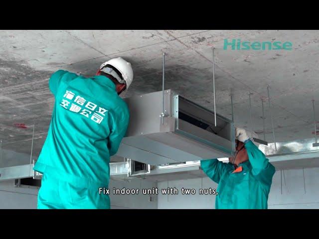 VRV -Indoor units installation video 01