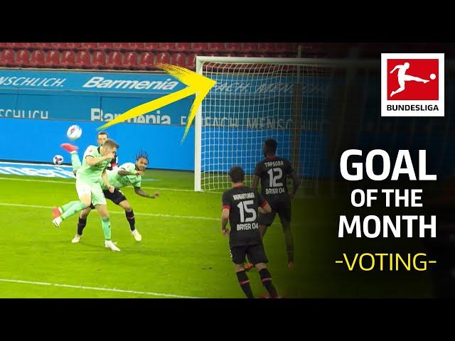 Top 10 Goals November - Vote For The Goal Of The Month