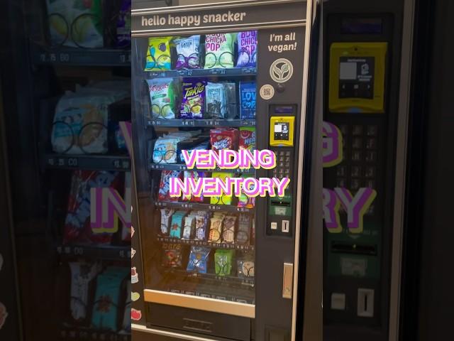 in case u were #curious this is how we track our #vendingmachine #inventory #truth #bts #vegan