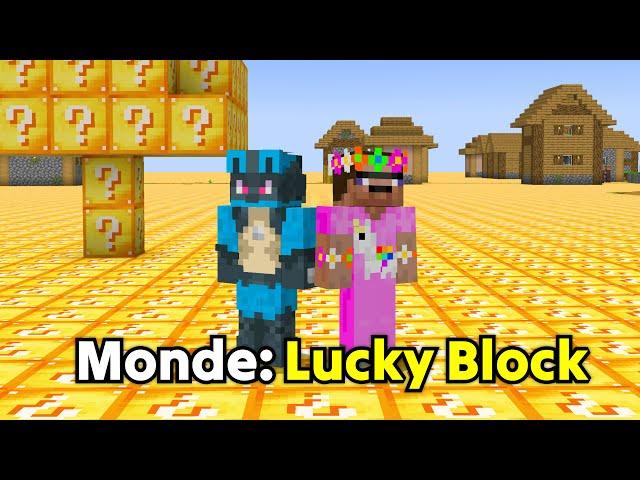 On a fini Minecraft dans un monde de Lucky Block en Duo !