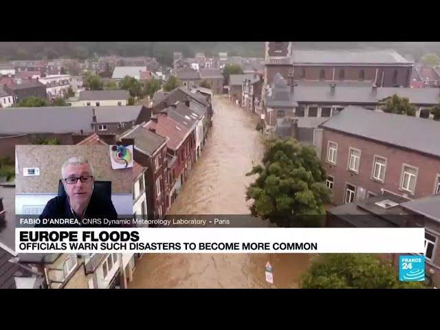 Europe floods: Officials warn such disasters to become more common • FRANCE 24 English