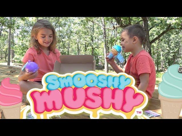 SMOOSHY MUSHY SQUISHY TOY UNBOXING AND REVIEW! ICE CREAM!!