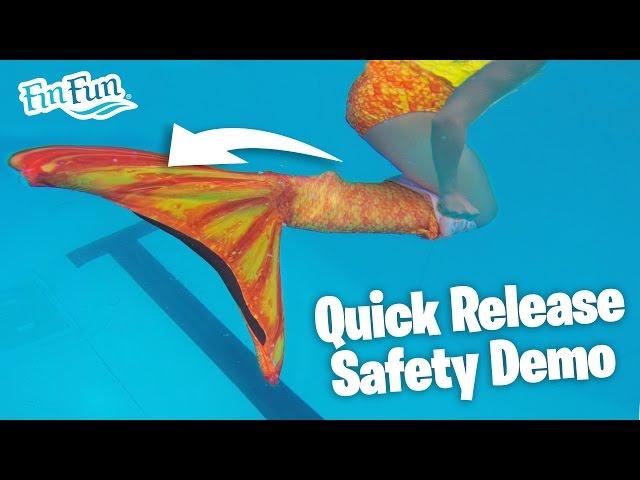 Learn the Mermaid Tail Quick Release Safety Method | Fin Fun Mermaid Tails