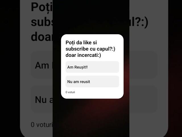 Ai reușit sa dai like cu capul?:)