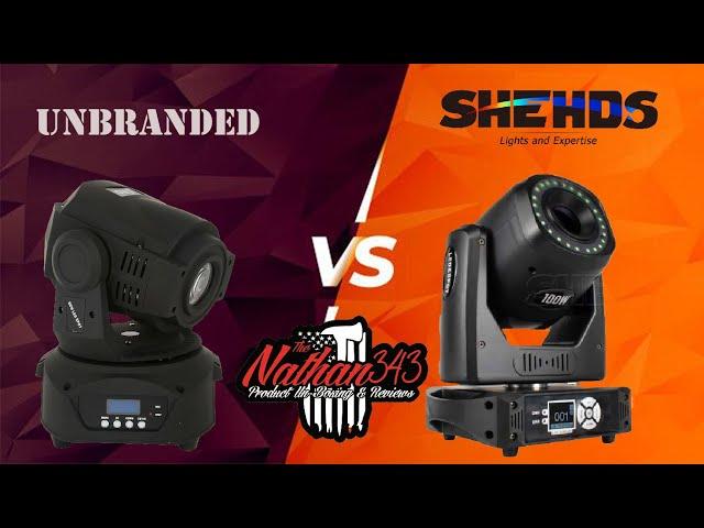 Shehds 100 Watt Moving Head VS Unbranded 90 Watt Mover