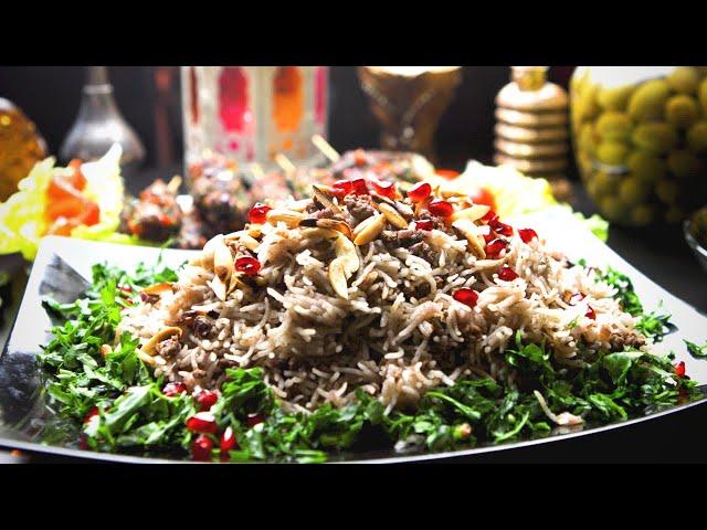 HASHWEH RECIPE LEBANESE - RICE WITH MINCE MEAT - Hashweh Lebanese Rice Recipe - LOADED RICE #DIFK