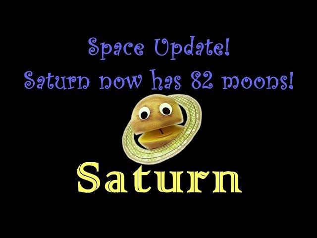 Saturn – 82 moons and counting!  Space Update!