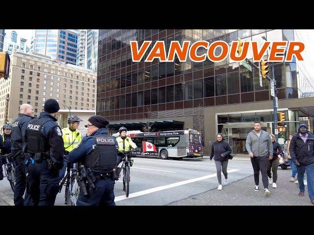 Life in Vancouver Canada in November - 4K City Walking Tour