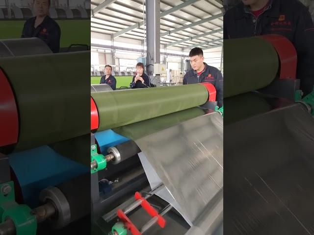 PE foam laminating machine  for aluminum foil film, heat insulation film  info@epe-machine.com