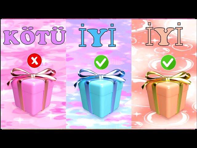  2 İyi 1 Kötü Hediyeni SeçSenin Kutun Hangisi Choose Your Gift