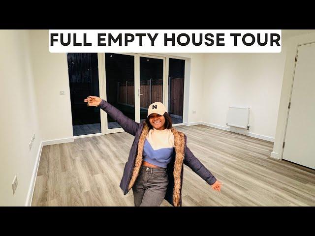 FULL TOUR OF OUR EMPTY NEW BUILD HOUSE | UK FIRST TIME BUYERS | LONDON HOUSE TOUR