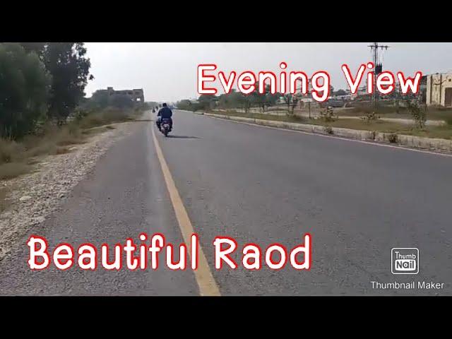 Evening View of Beautiful Road