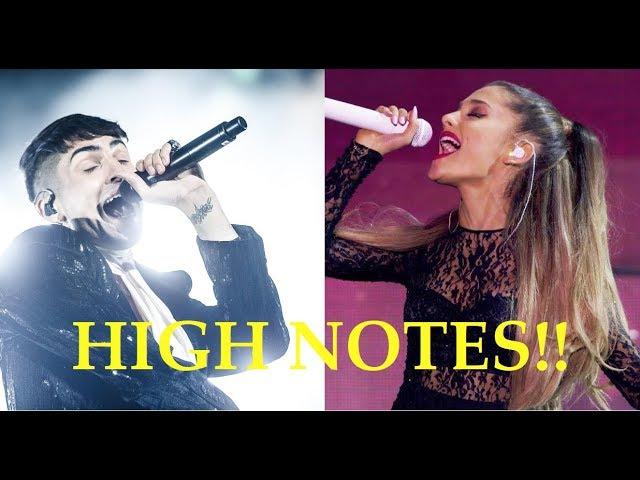 Male Singers Hitting Female Singers HIGH NOTES!!